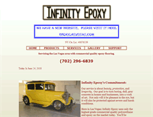 Tablet Screenshot of infinityepoxy.com
